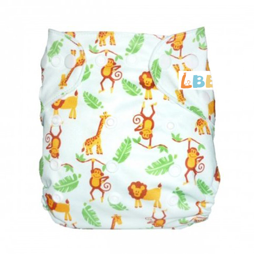 LBB(TM) Baby Resuable Washable Pocket Cloth Diaper,Animals