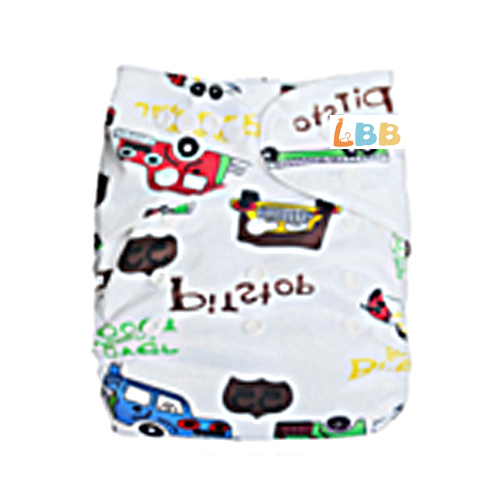 LBB(TM) Baby Resuable Washable Pocket Cloth Diaper,Multi Cars