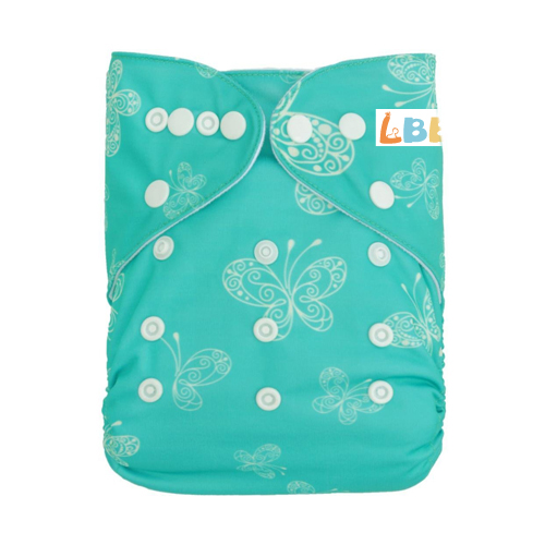 LBB(TM) Baby Resuable Washable Pocket Cloth Diaper,Butterflies