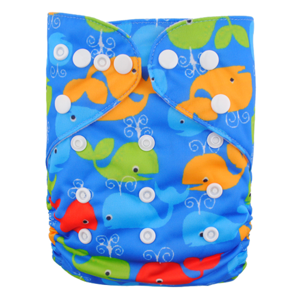 LBB(TM) Baby Resuable Washable Pocket Cloth Diaper,Sharks