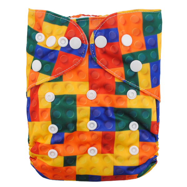 LBB(TM) Baby Resuable Washable Pocket Cloth Diaper,Multi Circles